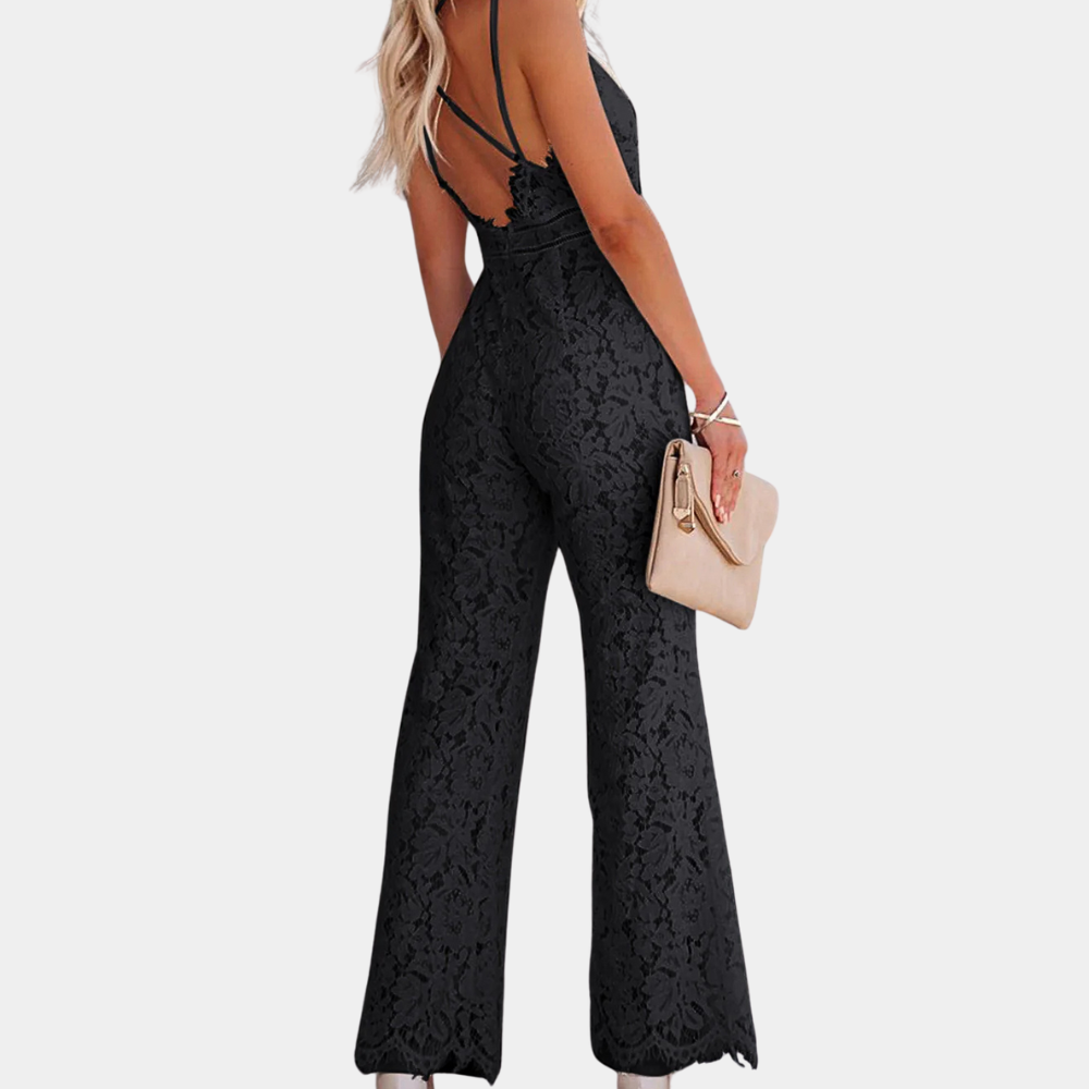 ZEPHYRA – Lace-Detail Jumpsuit for Women