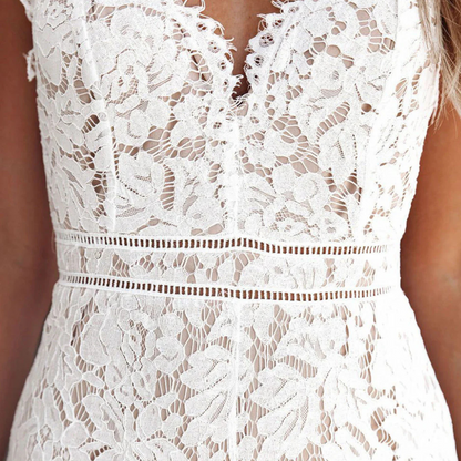 ZEPHYRA – Lace-Detail Jumpsuit for Women