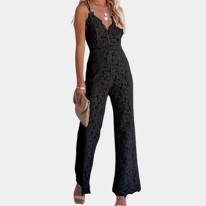 ZEPHYRA – Lace-Detail Jumpsuit for Women