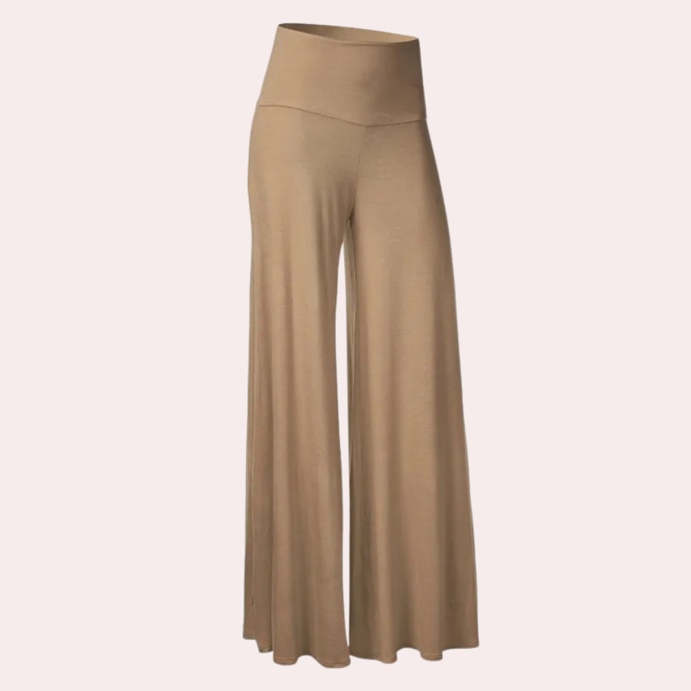 MILENA – Elegant High-Waist Wide-Leg Pants for Women