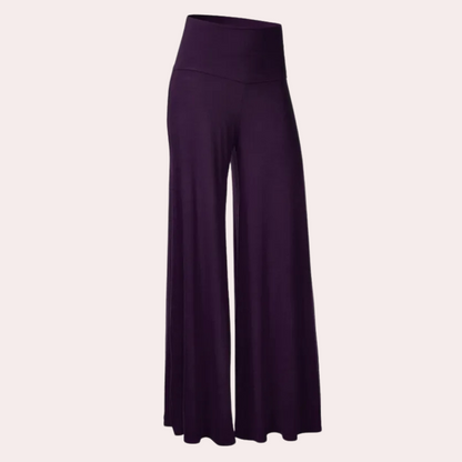 MILENA – Elegant High-Waist Wide-Leg Pants for Women