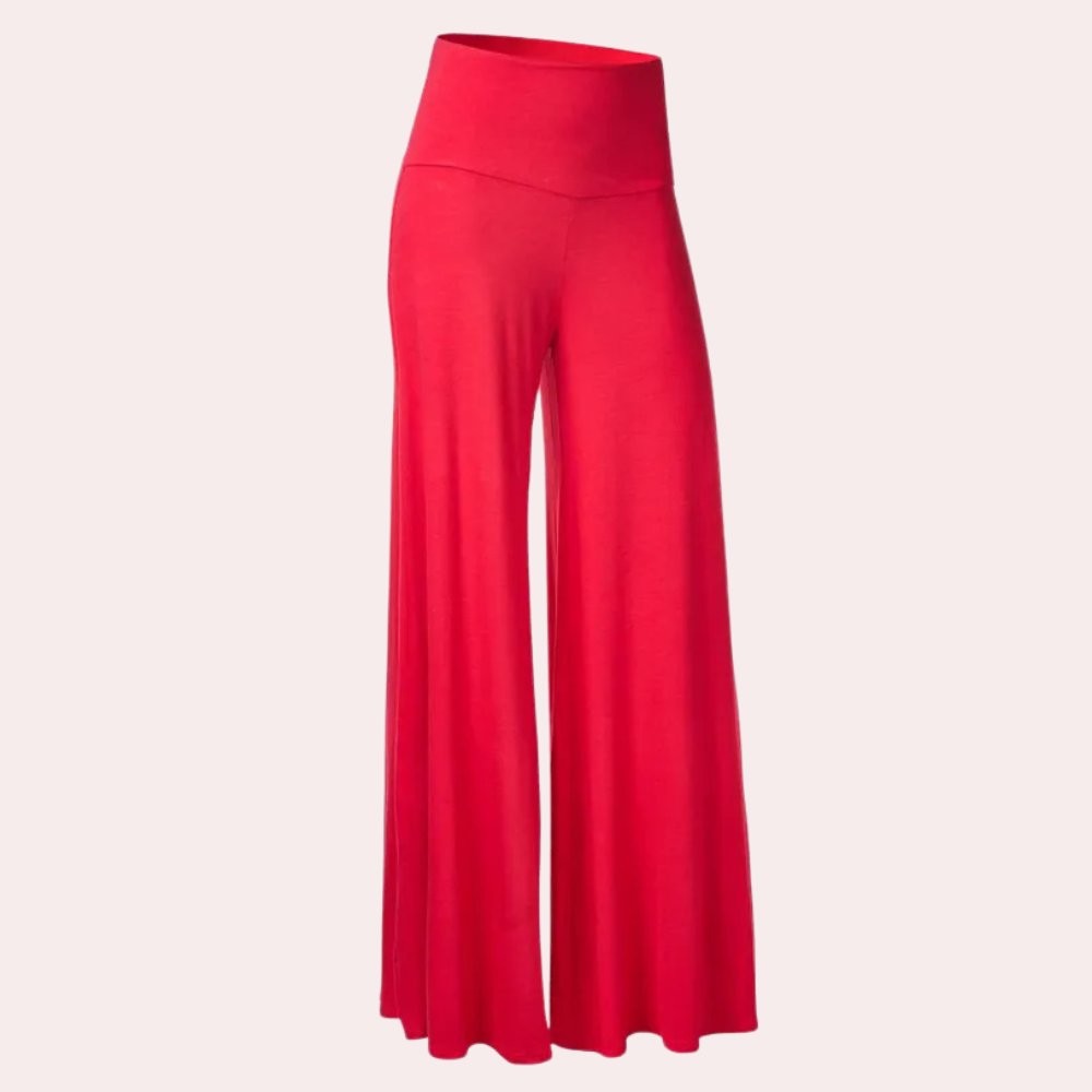 MILENA – Elegant High-Waist Wide-Leg Pants for Women