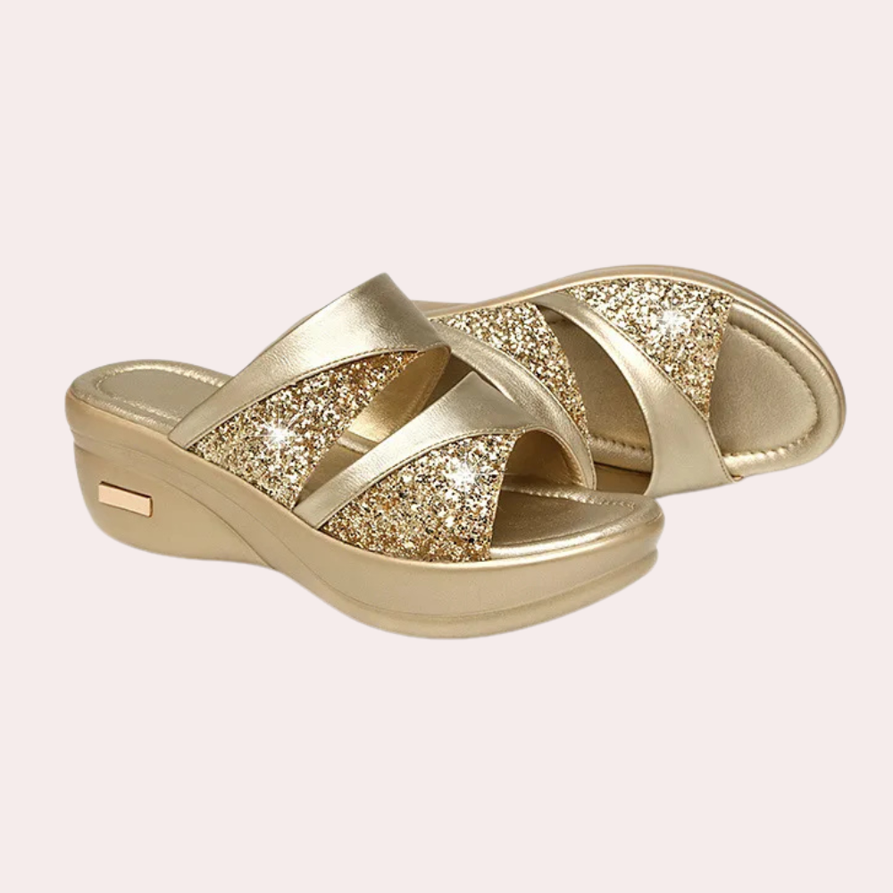 NOVA - Fashionable Sequined Sandals for Women