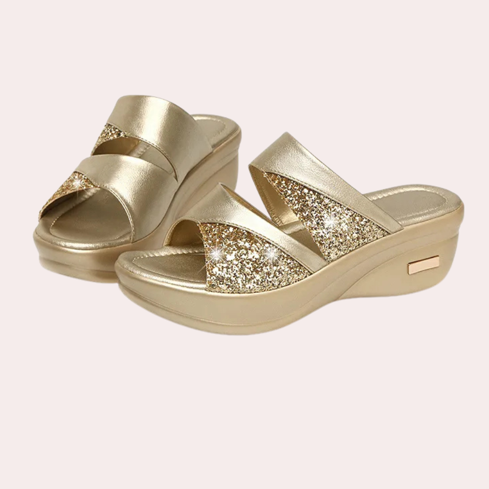 NOVA - Fashionable Sequined Sandals for Women