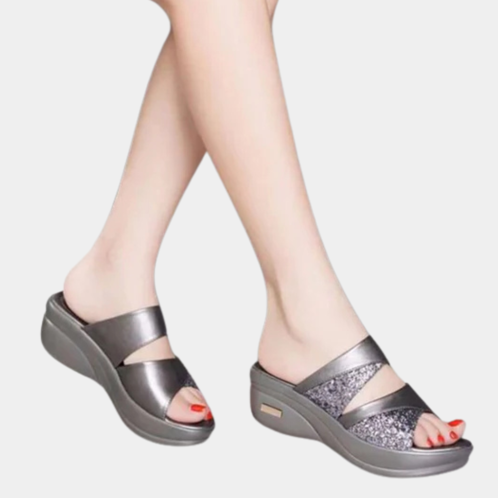 NOVA - Fashionable Sequined Sandals for Women