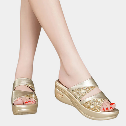 NOVA - Fashionable Sequined Sandals for Women