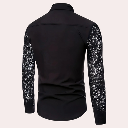 MATIAS - Fashion Lace Sleeve Shirt for Men