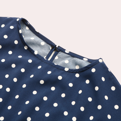 DONA – Feminine Polka Dot Dress for Women