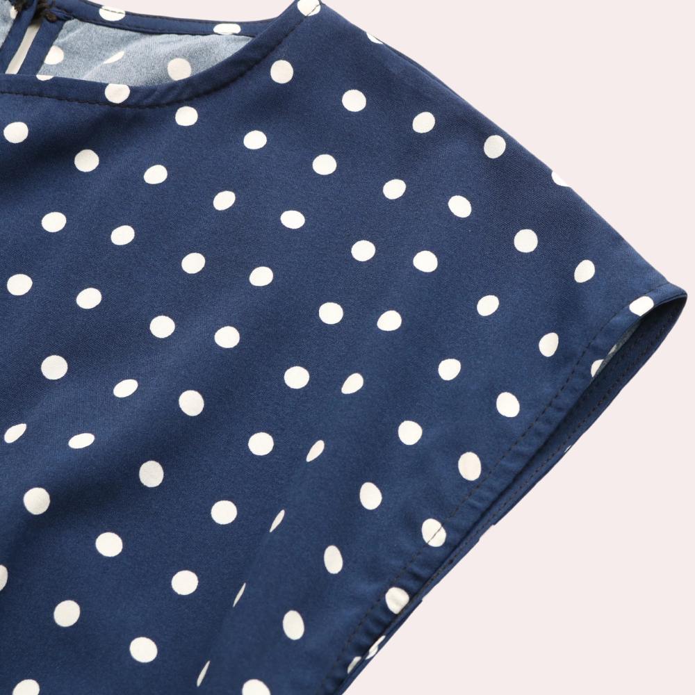 DONA – Feminine Polka Dot Dress for Women