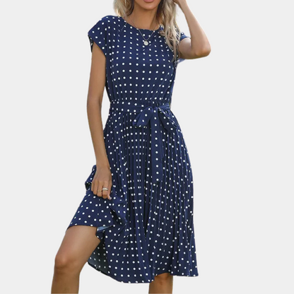 DONA – Feminine Polka Dot Dress for Women