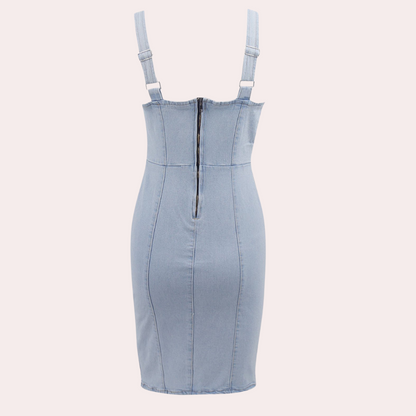 SABLE – Women’s Classic Blue Denim Dress