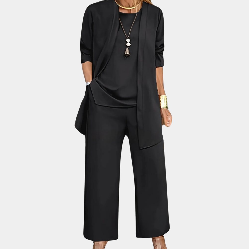 THEA – Sophisticated Three-Piece Ensemble for Women